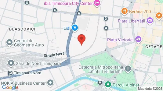 Apartments for rent i Timişoara - kort over placeringen