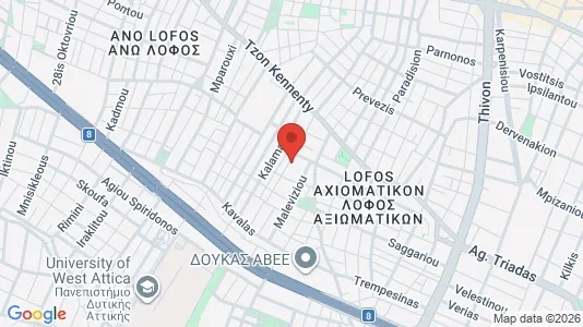 Apartments for rent i Aigaleo - kort over placeringen