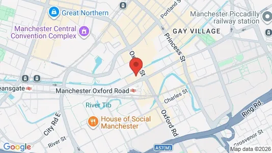 Apartments for rent i Manchester - Lancashire - kort over placeringen