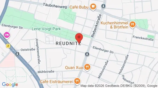 Apartments for rent i Leipzig - kort over placeringen