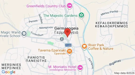 Apartments for rent i Germasogeia - kort over placeringen