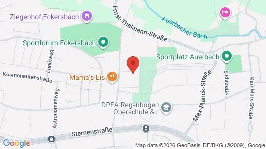 Apartments for rent i Zwickau - kort over placeringen