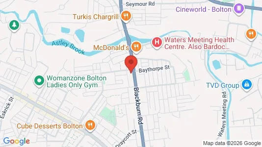 Apartments for rent i Bolton - Lancashire - kort over placeringen