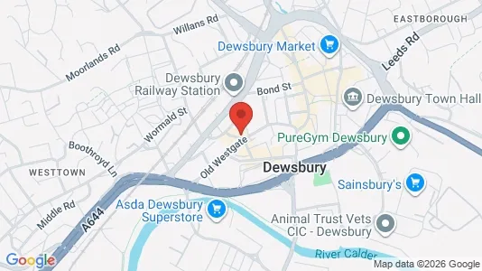 Apartments for rent i Dewsbury - West Yorkshire - kort over placeringen