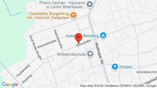 Apartments for rent i Unna - kort over placeringen