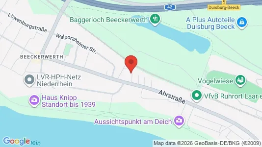 Apartments for rent i Duisburg - kort over placeringen