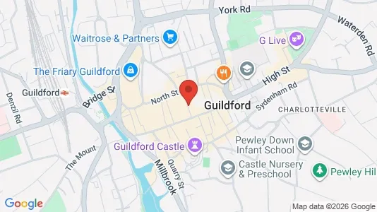 Apartments for rent i Guildford - Surrey - kort over placeringen