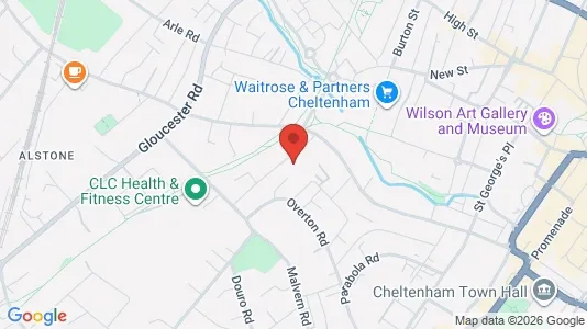 Apartments for rent i Cheltenham - Gloucestershire - kort over placeringen