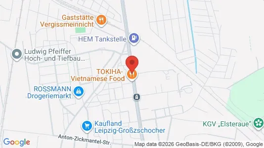 Apartments for rent i Leipzig - kort over placeringen