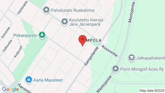 Apartments for rent i Pori - kort over placeringen