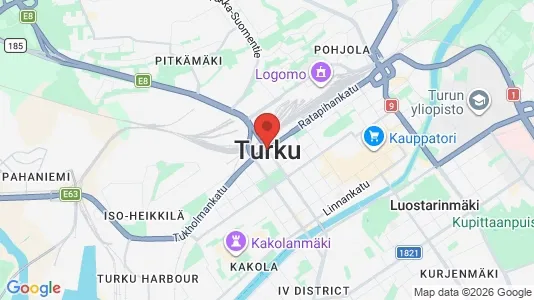 Apartments for rent i Turku - kort over placeringen