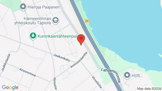 Apartments for rent i Hämeenlinna - kort over placeringen