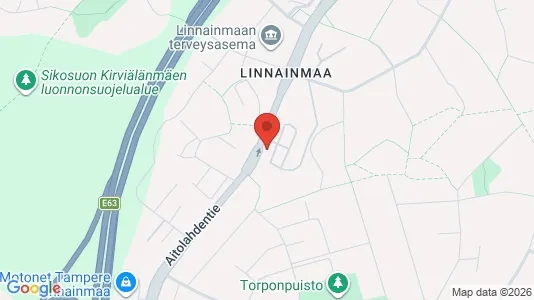 Apartments for rent i Tampere Koillinen - kort over placeringen