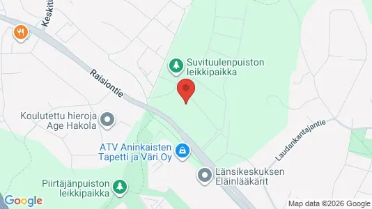 Apartments for rent i Raisio - kort over placeringen