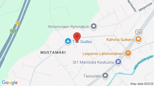 Apartments for rent i Mäntsälä - kort over placeringen