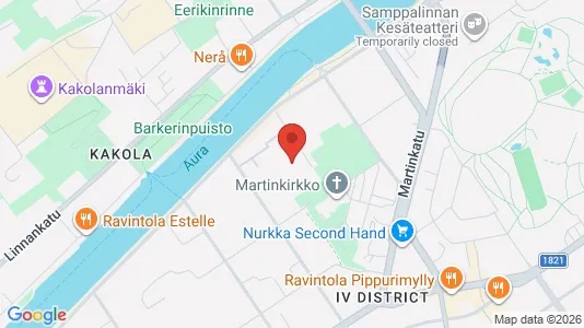 Apartments for rent i Turku - kort over placeringen