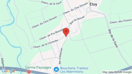 Rooms for rent i Morges - kort over placeringen