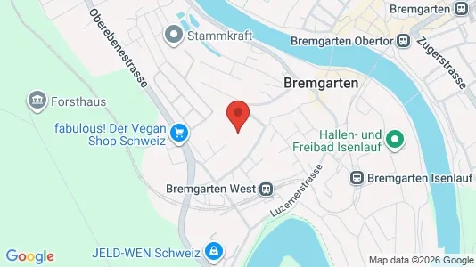 Apartments for rent i Bremgarten - kort over placeringen