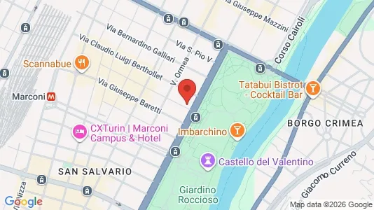 Apartments for rent i Turin - kort over placeringen