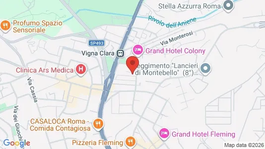 Apartments for rent i Roma Municipio XV – Cassia/Flaminia - kort over placeringen