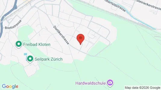 Apartments for rent i Bülach - kort over placeringen