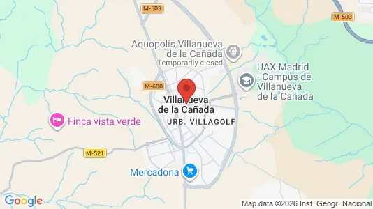 Houses for rent i Villanueva de la Cañada - kort over placeringen