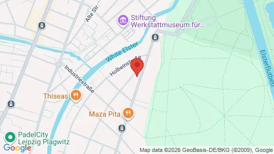 Apartments for rent i Leipzig - kort over placeringen