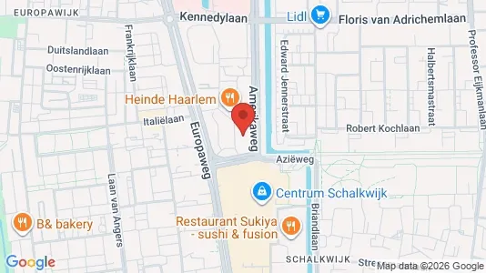 Apartments for rent i Haarlem - kort over placeringen