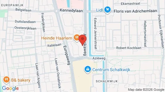 Apartments for rent i Haarlem - kort over placeringen