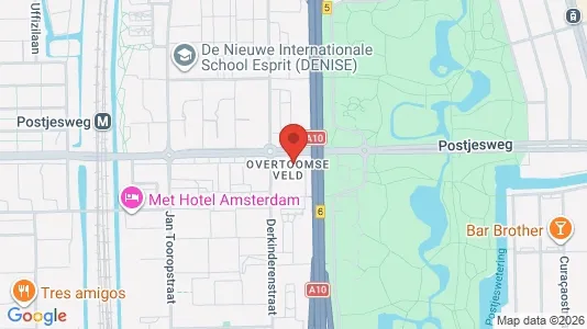 Apartments for rent i Amsterdam Slotervaart - kort over placeringen