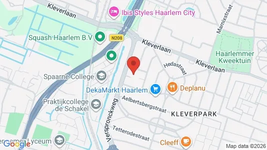 Apartments for rent i Haarlem - kort over placeringen