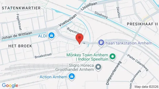 Apartments for rent i Arnhem - kort over placeringen
