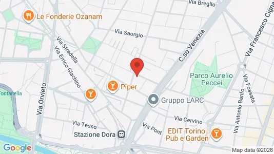 Apartments for rent i Turin - kort over placeringen