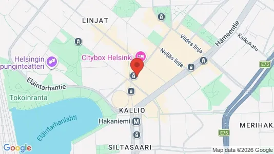 Apartments for rent i Helsinki Keskinen - kort over placeringen