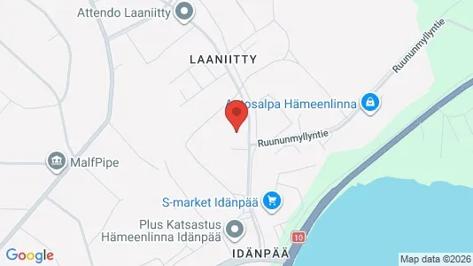 Apartments for rent i Hämeenlinna - kort over placeringen