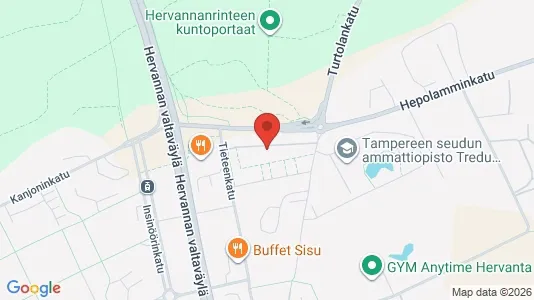 Apartments for rent i Tampere Kaakkoinen - kort over placeringen