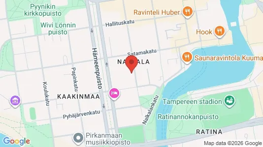 Apartments for rent i Tampere Keskinen - kort over placeringen