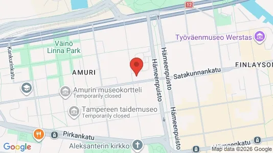 Apartments for rent i Tampere Keskinen - kort over placeringen