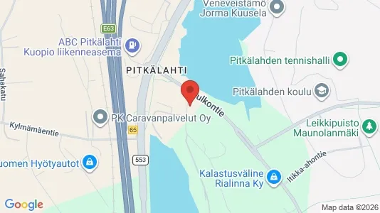 Apartments for rent i Kuopio - kort over placeringen