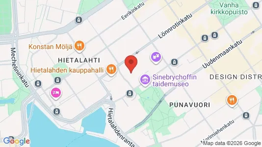 Apartments for rent i Helsinki Eteläinen - kort over placeringen