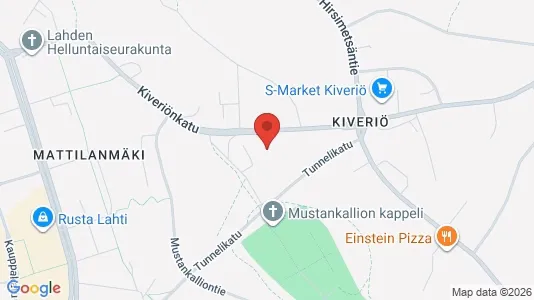 Apartments for rent i Lahti - kort over placeringen