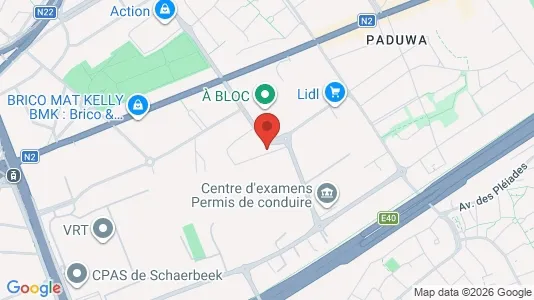 Apartments for rent i Brussels Schaarbeek - kort over placeringen
