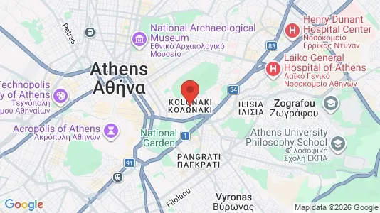 Apartments for rent i Athens Kolonaki - kort over placeringen