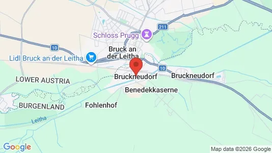 Apartments for rent i Bruckneudorf - kort over placeringen
