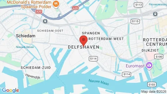 Apartments for rent i Rotterdam Delfshaven - kort over placeringen