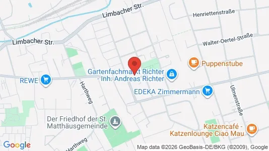 Apartments for rent i Chemnitz - kort over placeringen