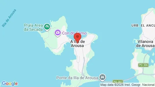 Apartments for rent i A Illa de Arousa - kort over placeringen