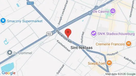 Apartments for rent i Sint-Niklaas - kort over placeringen