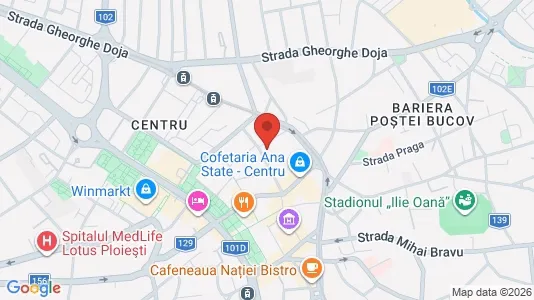 Apartments for rent i Ploieşti - kort over placeringen