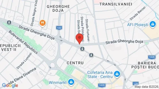 Apartments for rent i Ploieşti - kort over placeringen